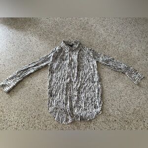 Simply Vera Vera Wang Monochrome Patterned Top